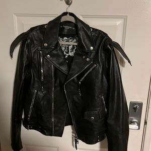 Selling my Alexander McQueen leather jacket/vest